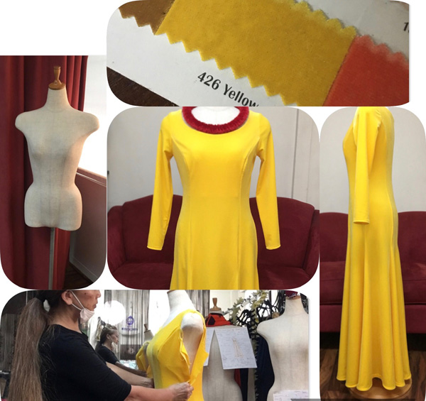 フラ衣装カスタムコスチューム